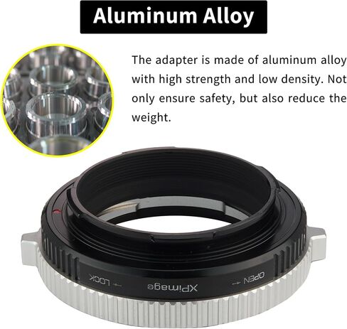 Lens Mount Adapter Ring Compatible with Leica M Lenses to SL and Panasonic S5 L Cameras in Kuwait