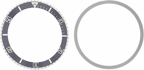 Ewatchparts Bezel & Insert Compatible With Rolex Submariner Vintage 5508 5512 5513 5517 1680 Watch Gray in Saudi Arabia