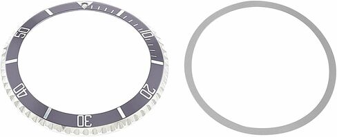 Ewatchparts Bezel & Insert Compatible With Rolex Submariner Vintage 5508 5512 5513 5517 1680 Watch Gray in Saudi Arabia