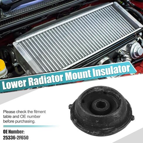 X AUTOHAUX 2pcs Lower Rubber Cushion Bushing Radiator Mount Insulator for Hyundai Santa Tucson 2022 2023 in Saudi Arabia
