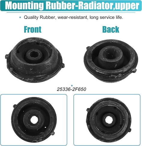 X AUTOHAUX 2pcs Lower Rubber Cushion Bushing Radiator Mount Insulator for Hyundai Santa Tucson 2022 2023 in Saudi Arabia