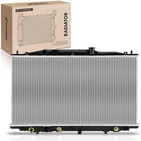 A-Premium Primary Engine Coolant Radiator Assembly with Transmission Oil Cooler Compatible with Honda Accord 2003 2004 2005 2006 2007 2.4L Gas Naturally Aspirated in Saudi Arabia