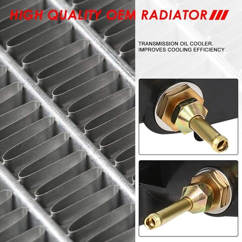 Auto Dynasty Radiator Compatible with 2009-2014 Nissan Cube, DPI 13127 Factory Style 1-Row Cooling Radiator, Aluminum Core in Saudi Arabia