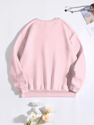 Women's Bow Sweatshirts Long Sleeve Crewneck Sweatshirts Pullover Tops Fall Outfits Trendy in Saudi Arabia