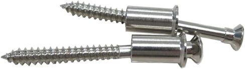 for Blazer 72 for C15/C1500 Pickup 72/Suburban 72 for C25/C2500 Pickup 72/Suburban 72 for K15/K1500 Pickup 72/Suburban 72 Truck Chrome Door Vent Window Reinforcement Screws (Pair) in Saudi Arabia