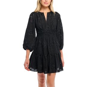 Shoshanna Women's Valldemossa Cotton Eyelet Costas Dress in Kuwait