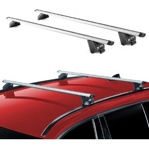 OMAC Roof Rack Cross Bars Luggage Carrier for Alfa Romeo Stelvio 2018-2025 Alu Black in Kuwait