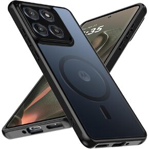 Magnetic for Google Pixel 9a Case with 2 Pack Tempered Glass Screen Protector,[Compatible for MagSafe] Shockproof Drop Thin Protective Phone Case Cover for Pixel 9a,Black in Kuwait