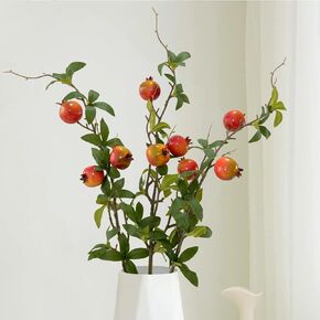 Artificial Lemons Branches 3pcs 27.5inch Lemon Stems for Vases Realistic Fruit Bouquet Faux Lemon Tree Branch Fake Lemons for Kitchen Home Wedding Party Spring Summer Decorations DIY Floral Crafts in Saudi Arabia