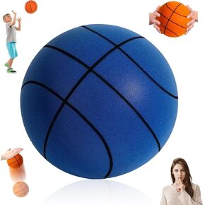 كرة السلة الصامتة 9.4 بوصة، 2024 كرة السلة الصامتة الجديدة المراوغة في الأماكن المغلقة، كرة السلة الصامتة حلم المراوغة، كرة السلة الرغوية للتدريب الداخلي هدية كرة هادئة للأطفال الشباب in Kuwait