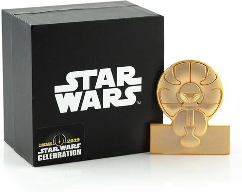 Star Wars Yavin Medal of Bravery Pin | 24-Karat Gold Plated Medal of Yavin Lapel Pin | 2019 Star Wars Celebration Exclusive Collectible in Saudi Arabia