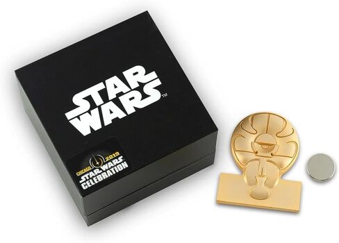 Star Wars Yavin Medal of Bravery Pin | 24-Karat Gold Plated Medal of Yavin Lapel Pin | 2019 Star Wars Celebration Exclusive Collectible in Saudi Arabia