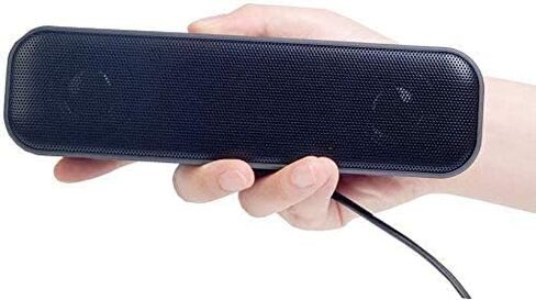 USB Computer Speaker for Desktop,Laptop Speaker,Small Computer Soundbar USB Mini Speaker for PC with Hi-Quality Sound Rich Bass in Kuwait