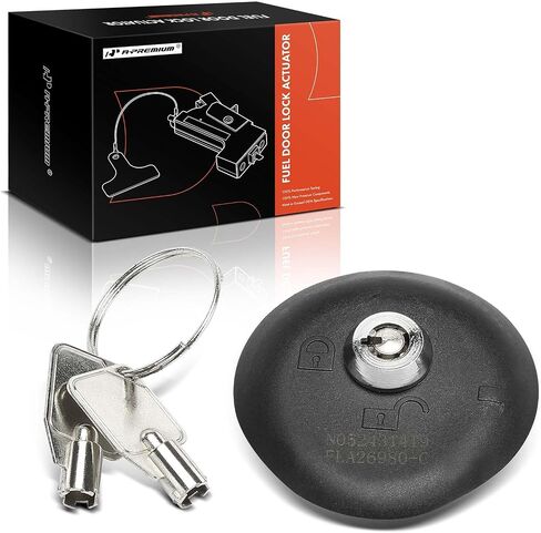 A-Premium Fuel Tank Cap Compatible with Ford Vehicles - EcoSport 2018-2022, Escape 2017-2019, Mustang 2016-2023, Gas Door Latch - Replace# BU5Z9C268A, BU5Z9C268B in Saudi Arabia