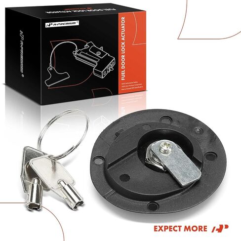 A-Premium Fuel Tank Cap Compatible with Ford Vehicles - EcoSport 2018-2022, Escape 2017-2019, Mustang 2016-2023, Gas Door Latch - Replace# BU5Z9C268A, BU5Z9C268B in Saudi Arabia