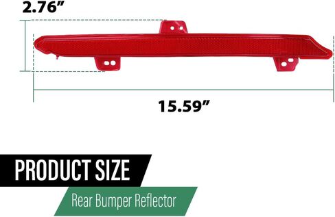 LQI Rear Bumper Reflector Light Tail Lamp Compatible with Honda Accord 2018-2022 Left & Right Side 33555TVAA01, HO1184113, 33505TVAA01，HO1185113 in Saudi Arabia