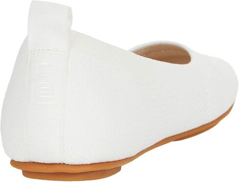 حذاء باليه مسطح من FitFlop™ Allegro Airyknit، أزرق شاحب/فضي، مقاس 5 in Saudi Arabia