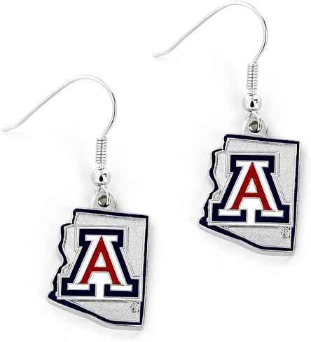 Aminco NCAA Nebraska Cornhuskers Home State Design Earrings in Saudi Arabia