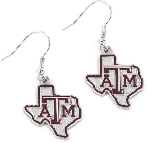 Aminco NCAA Nebraska Cornhuskers Home State Design Earrings in Saudi Arabia