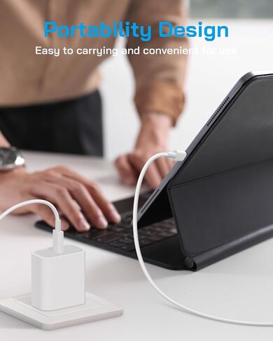 3 حزم لشاحن i Phone 15 شحن سريع، كابل شاحن USB C i Phone 15 بقدرة 20 وات 6FT متوافق مع الهاتف 15/15 Plus/15 Pro/15 Pro Max، Pad Pro 12.9 بوصة/11 بوصة، iPad Air 5th/4th 10.9 بوصة- لون القرنفل in Saudi Arabia