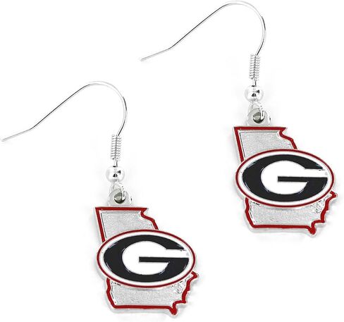 Aminco NCAA Nebraska Cornhuskers Home State Design Earrings in Saudi Arabia
