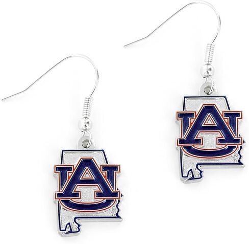 Aminco NCAA Nebraska Cornhuskers Home State Design Earrings in Saudi Arabia
