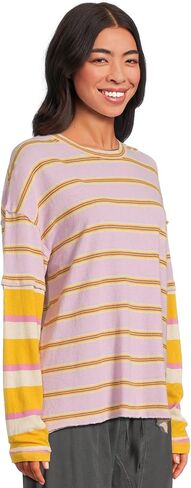 Free People Women's Nina Stripe Long Sleeve in Saudi Arabia