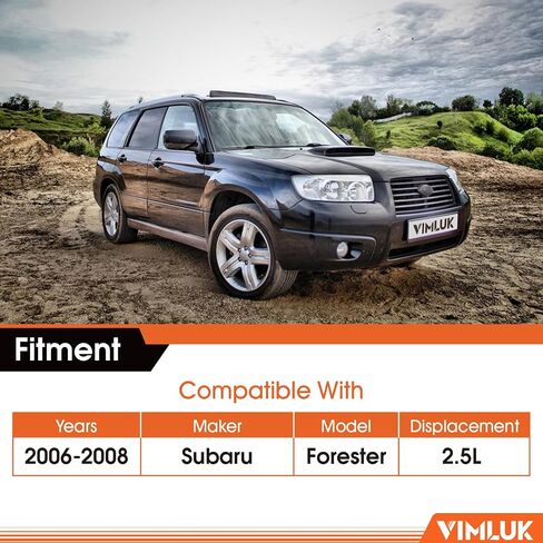 409 مرنان الصلب غير القابل للصدأ مرنان لاتفاقية مباشرة ملائمة العادم 2 "منفذ (OD) لـ Subaru Forester 2006 2007 2008 & Forester2006-2008 2.5L Non Turbo (VK-SF01) in Kuwait