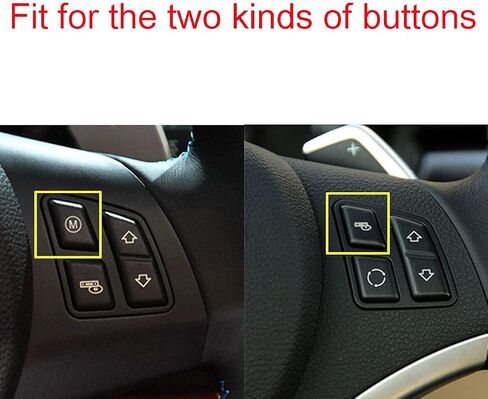Car Steering Wheel M Start Stop Engine Button Switch for BMW 3 Series E90 E92 E93 M3 2007-2013/1 Series E81 E82 E87 E88 2006-2011/X1 E84 2008-2015 (Blue) in Kuwait