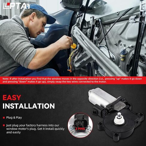 New 1pc Power Window Lift Motor Front/Rear Left/Right Fit Cadillac SRX Hummer H3 Chevy Malibu Pontiac G6 Sedan Saturn Aura Traverse GMC Acadia Outlook Buick Enclave Without Express Up & Down in Saudi Arabia