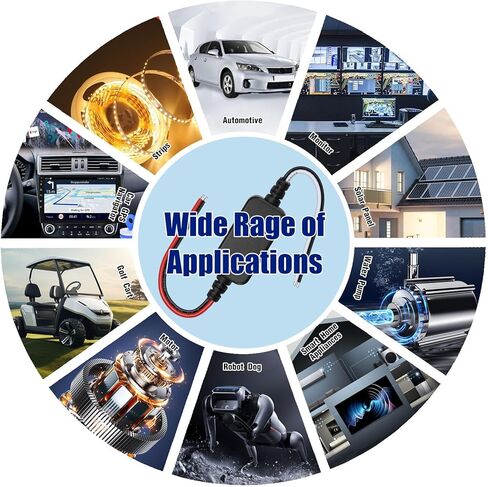 DC 12V/24V to 6V Voltage Converter DC 8-30V to 6V 2.5A/3A 18W Max Buck Converter Module Step-Down Converter Voltage Transformer Power Supply Adapter for Car Auto Vehicle Motor LED Lighting & More in Kuwait