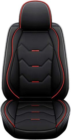 otoez Leather Car Seat Covers 5 Seats Full Set Fit Sedan SUV Truck Vans Leatherette Automotive Seat, Blue & Black in Kuwait