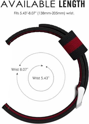 متوافق مع نطاقات Casio MDV106 ، Lamshaw 22mm Quickfit Treptable Nylon Losper Fabric Strap متوافق مع Casio MDV106 Watch in Saudi Arabia