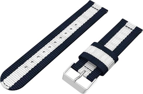 متوافق مع نطاقات Casio MDV106 ، Lamshaw 22mm Quickfit Treptable Nylon Losper Fabric Strap متوافق مع Casio MDV106 Watch in Saudi Arabia