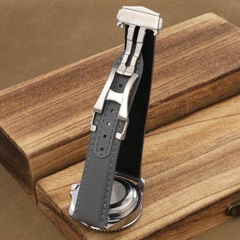 Onthelevel Water Resistant Sailcloth Watch Strap 20mm 22mm Canvas Fabric With Leather Back Lining Quick Release Watchband Replacement in Kuwait