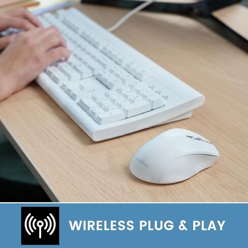Perixx PERIMICE-821IB Wireless Bluetooth Mouse, Silent Click, Ergonomic Design, 33ft Range, Iron Black in Saudi Arabia
