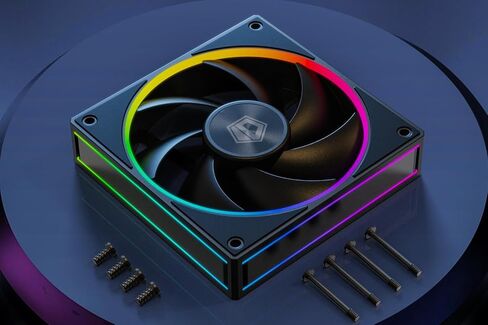 ID-COOLING AF-127-PINK Trio 3 Pack Case Fans Pink Fans Daisy-Chained 120mm Computer Fan for Radiator/CPU Air Cooler/Computer Case in Kuwait