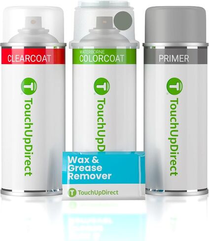 TouchUpDirect 1G1 Tungsten Pearl Metallic Compatible With Lexus Exact Match Touch Up Paint Aerosol - Essential Kit in Saudi Arabia