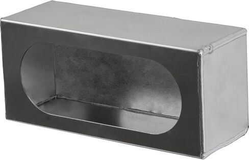 منتجات المشترين LB383ALSM صندوق ضوء بيضاوي واحد ، ألومنيوم ناعم 3 "× 8" × 3 " in Saudi Arabia