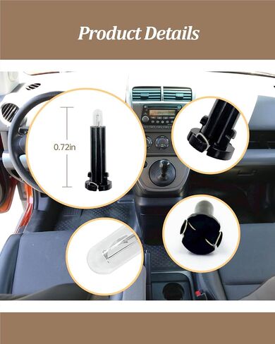 79629-S3V-A01 HVAC Control Neo-Wedge Light Bulb with Socket Fit for Honda Element 2003-2011 Fit for Acura MDX 2001-2006 in Saudi Arabia