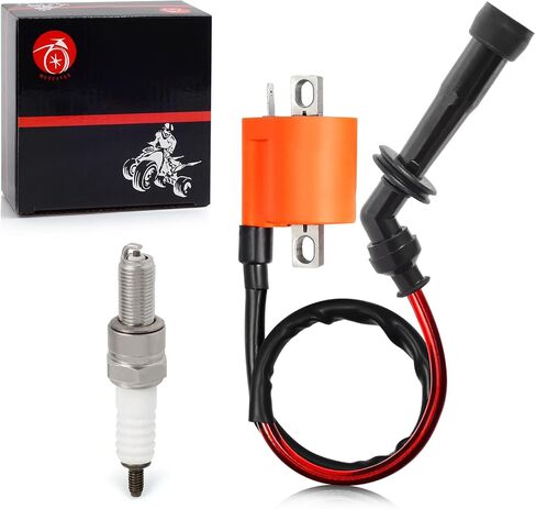 حزمة ملف الاشتعال وغطاء شرارة + غطاء قبعة لسوزوكي Quadsport Z400 LTZ400 LTZ400Z 2003-2009 2012-2014 in Saudi Arabia