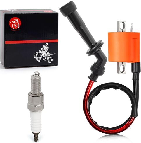 حزمة ملف الاشتعال وغطاء شرارة + غطاء قبعة لسوزوكي Quadsport Z400 LTZ400 LTZ400Z 2003-2009 2012-2014 in Saudi Arabia
