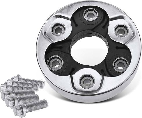 Driveshaft Coupler Joint Front 2153131800012 for Audi for A3 Quattro Base 2006-2007 for TT Quattro Base 2000-2006 & S Line 2003-2006 106mm-Bolt Circle Diameter with-Bolts Black in Saudi Arabia