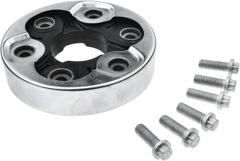 Driveshaft Coupler Joint Front 2153131800012 for Audi for A3 Quattro Base 2006-2007 for TT Quattro Base 2000-2006 & S Line 2003-2006 106mm-Bolt Circle Diameter with-Bolts Black in Saudi Arabia
