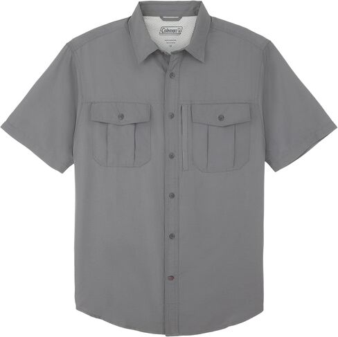 Coleman Mens UPF 40+ Ultra Lightweight Quick Dry Short Sleeve Guide Shirt Outdoor for Fishing Hiking Camping in Saudi Arabia