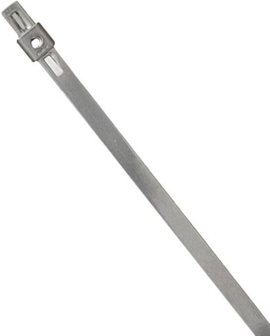 BAND-IT AS2129 Tie-Lok 304 Stainless Steel Cable Tie, 1/4" Width, 16.5" Length, 4" Maximum Diameter, 100 per Bag in Kuwait