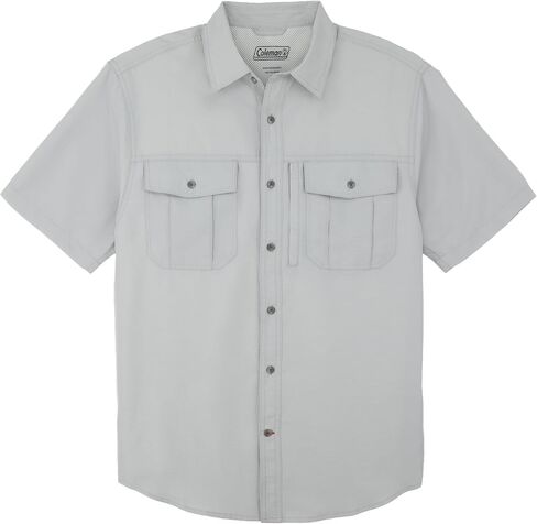 Coleman Mens UPF 40+ Ultra Lightweight Quick Dry Short Sleeve Guide Shirt Outdoor for Fishing Hiking Camping in Saudi Arabia