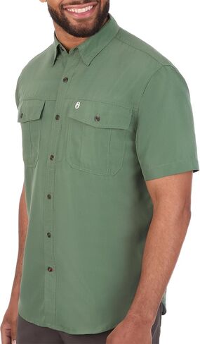 Coleman Mens UPF 40+ Ultra Lightweight Quick Dry Short Sleeve Guide Shirt Outdoor for Fishing Hiking Camping in Saudi Arabia