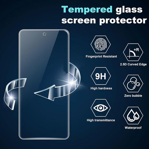 [3 Pack] for iPhone 16e/iPhone SE 4 2025 Back Screen Protector,9H Hardness,Tempered Glass,Bubble-Free,Anti-Scratch,6.1 inch in Kuwait