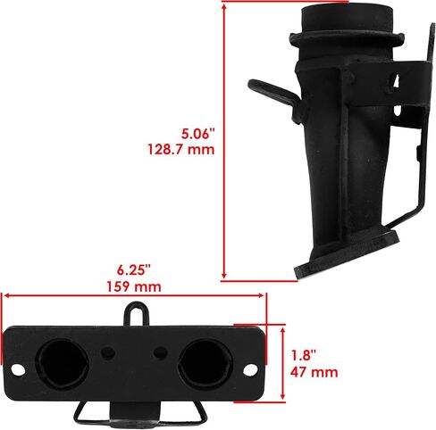 Caltric العادم المشعب والكوع الأنبوب مجموعة متوافقة مع Polaris Ranger 800 2013-2014 in Saudi Arabia